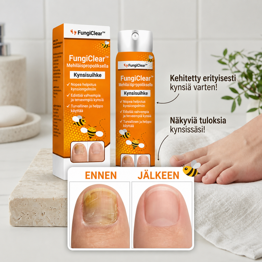 FungiClear™ | Kynsisilta poissa. Takaisin terveisiin, vahvoihin kynsiin